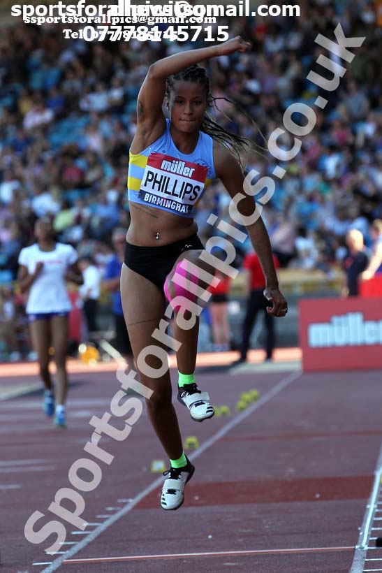 Womens triple jump, 2019 Muller British Championships, Alexander Stadium, Birmingham. Photo: David T. Hewitson/Sports for All Pics